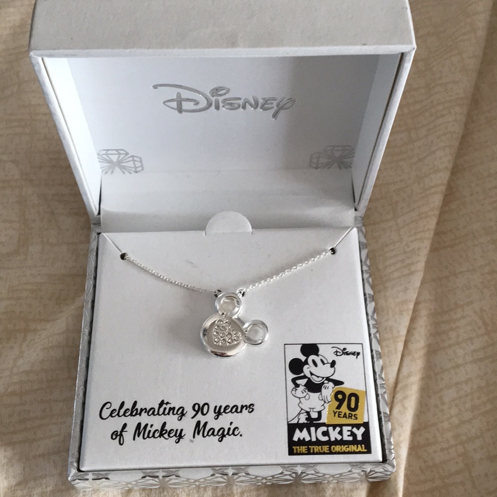 NIB Disney 90 Anniversary Mickey Swarovski Pendant